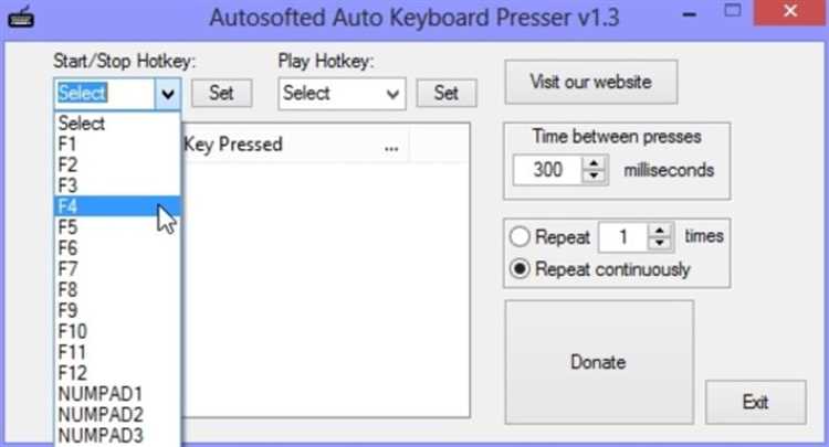 Скачать KeyBoard AutoClicker бесплатно для Windows